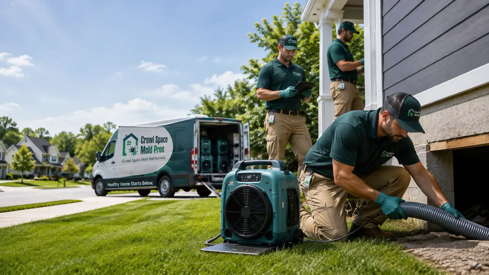 Crawl Space Mold Removal in Rewey, WI